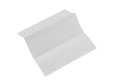 Håndklædeark Superior 2-lags  20,3x24cm Z-fold Nyfiber Hvid Krt/20x130